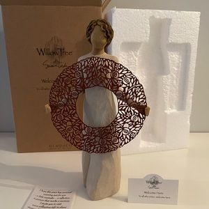 NIB Willow Tree Welcome Here Figurine